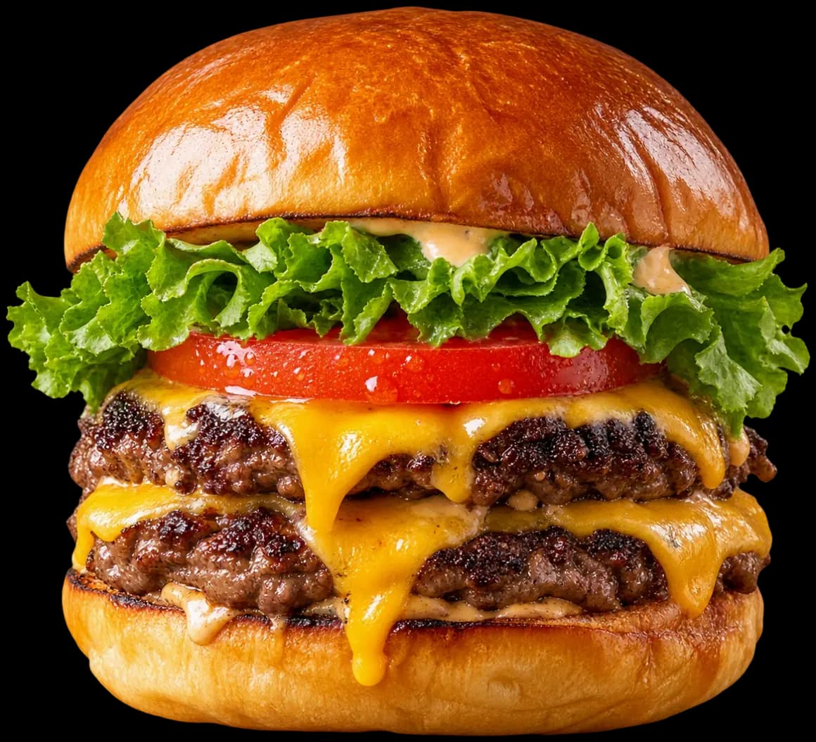 Hamburguesa smash de Angus halal de BB Burger Bar