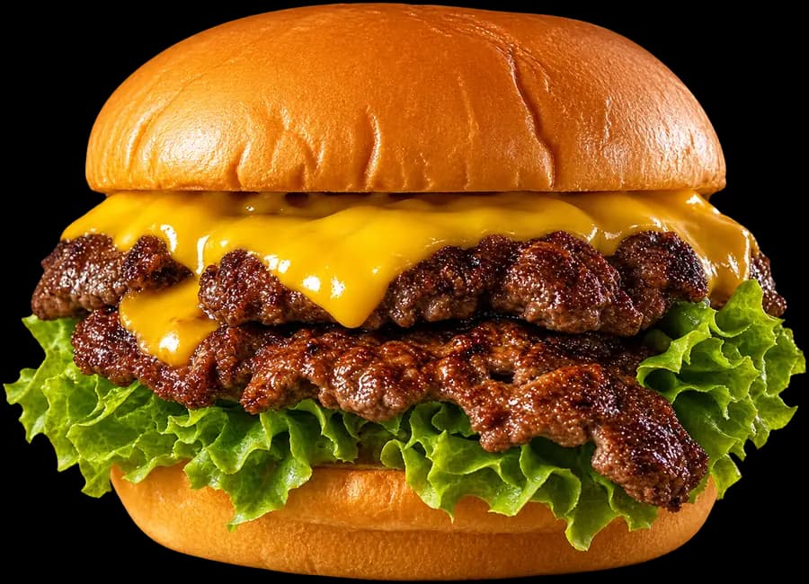 Hamburguesa Smash Doble de BB Burger Bar